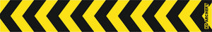 KG Arrow Wrap - (30) Black Yellow Chevron