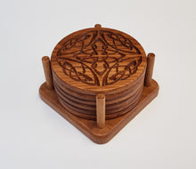 Load image into Gallery viewer, KG Oak Coasters - Celtic 1