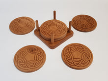 Load image into Gallery viewer, KG Oak Coasters - Celtic 2