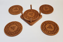 Load image into Gallery viewer, KG Oak Coasters - Celtic 3