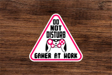 Load image into Gallery viewer, Do Not Disturb Gamer Vinyl Sticker