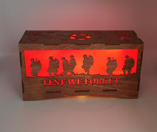 Load image into Gallery viewer, Lest We Forget Remembrance Lantern