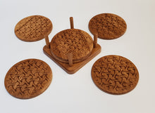 Load image into Gallery viewer, KG Oak Coasters - Waves