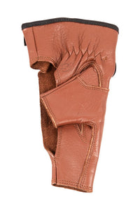 Buck Trail Bow Hand Glove Chestnut Brown Leather
