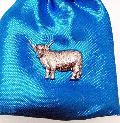 Highland Cow Pin Badge