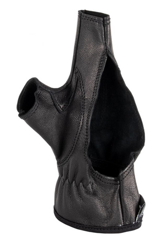 Buck Trail Bow Hand Glove Black Leather