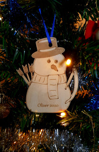 Snowman Archer Christmas Decoration