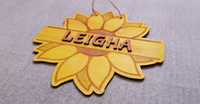 Load image into Gallery viewer, Sunflower Personalised Door Sign