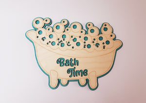 Bath Time Sign