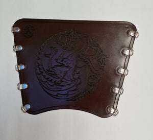 KG Leather Bracer - Dragon - Targaryen