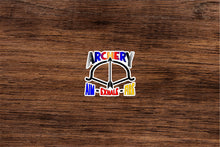 Load image into Gallery viewer, Aim Exhale Fire Vinyl Archery Sticker