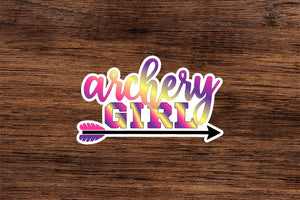 Archery Girl Vinyl Sticker