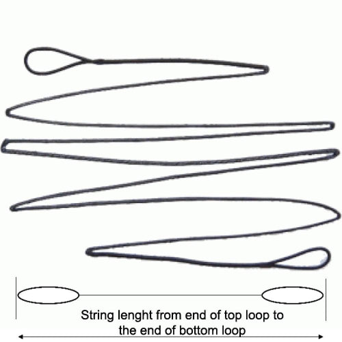 KG Doubled Loop Longbow String