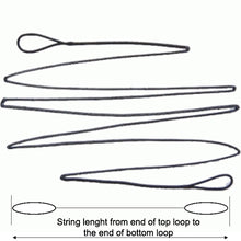 Load image into Gallery viewer, KG B50 B55 Dacron Bow Strings