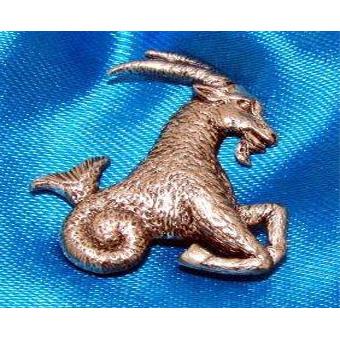Capricorn - Goat Pin Badge