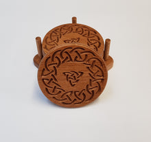 Load image into Gallery viewer, KG Oak Coasters - Celtic 3