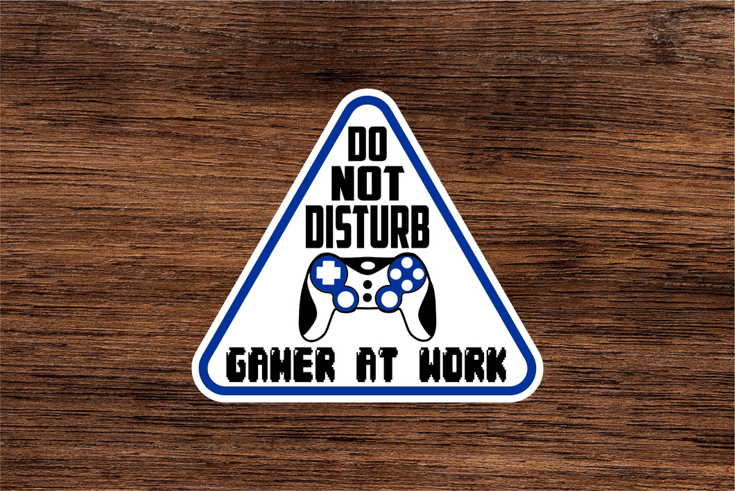 Do Not Disturb Gamer Vinyl Sticker