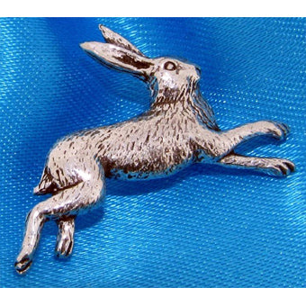 Hare Pin Badge