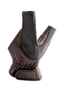 Buck Trail Bow Hand Glove Brown Leather