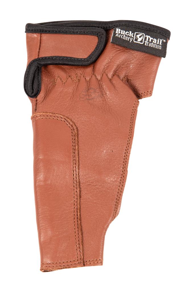 Buck Trail Bow Hand Glove Chestnut Brown Leather